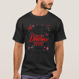 Oktober Geburtstag Eine Königin war im Oktober 200 T-Shirt