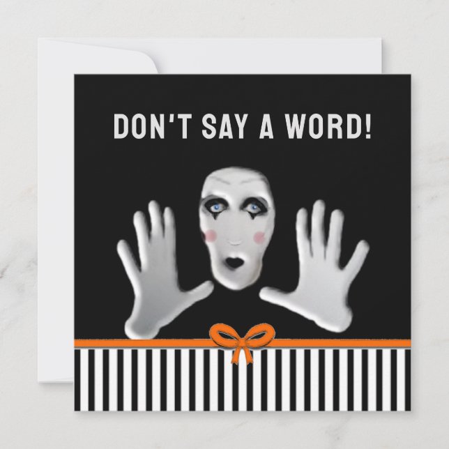 Oktober Geburtstagsüberraschung Party Einladung (Vorderseite)