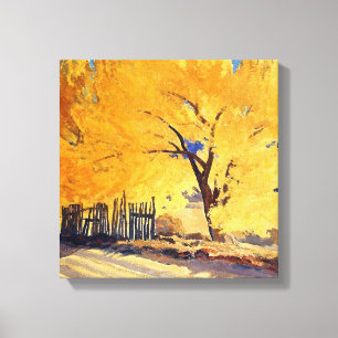 "Oktober Gold" von Maynard Dixon Leinwanddruck