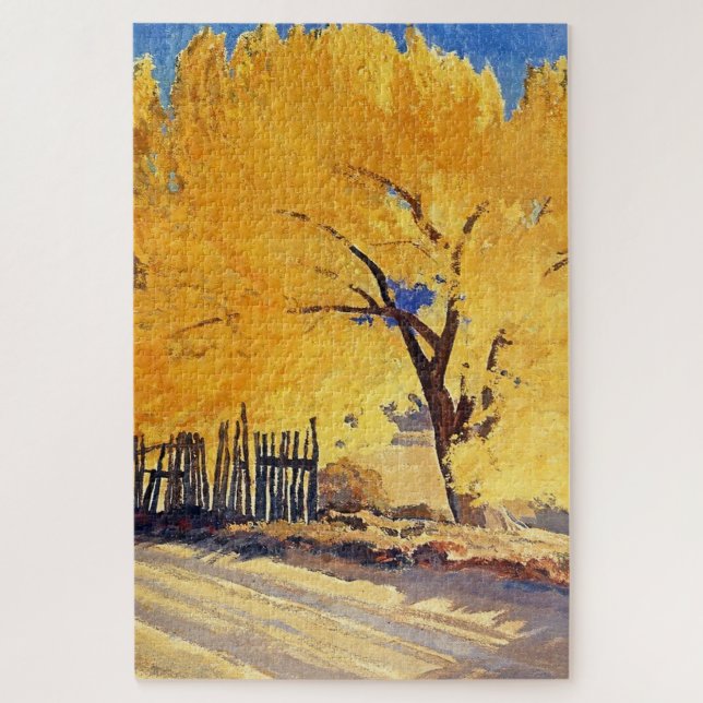 "Oktober Gold" von Maynard Dixon Puzzle (Vertikal)