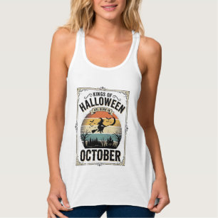 Oktober Halloween Geburtstag Vintage Hexen-Shirt D Tank Top