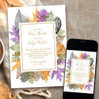 Oktober hinterlässt farbenfrohes Laub Herbst-Baby-