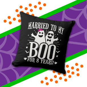 Oktober Hochzeitstag Lustiger 8. Hochzeitstag Kissen