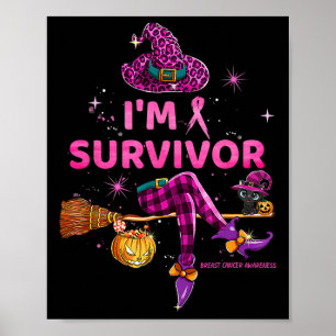 Oktober I&#';m Survivor Wir tragen rosa Brustkrebs Poster