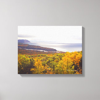 OKTOBER IM SLEEPING BEAR DUNES NATIONALPARK LEINWANDDRUCK