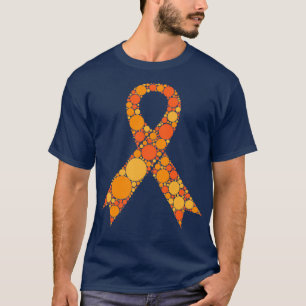 Oktober ist ADHS Bewusstsein Neurodivergenz Orange T-Shirt