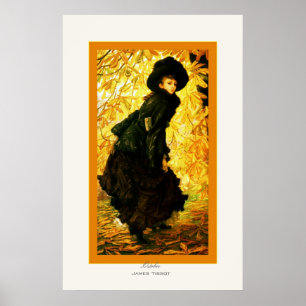 Oktober ~ James Tissot ~ schöne Kunst Poster