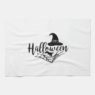 Oktober Mädchen Shirt, Unordentliche Frisur Brille Geschirrtuch