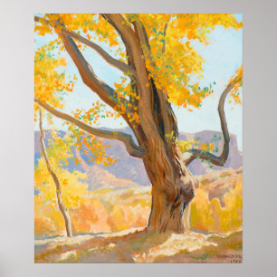 Oktober Morgen von Maynard Dixon Poster