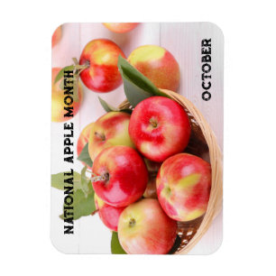 Oktober National Apple Monat Magnet