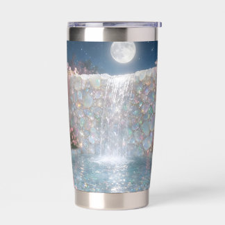 Oktober Opal Wasserfall Thermobecher