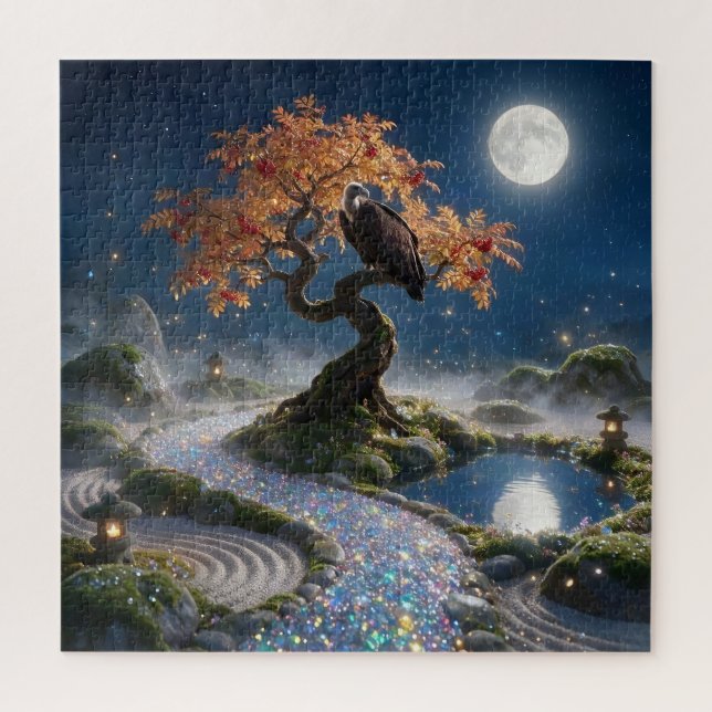 Oktober-Opal-Zengarten Puzzle (Vertikal)