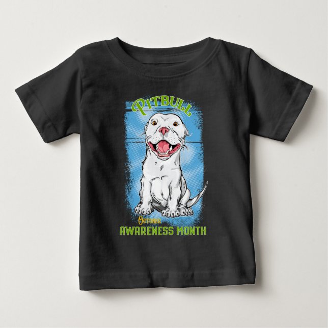 Oktober, Pitbull Awareness Month T - Shirt (Vorderseite)