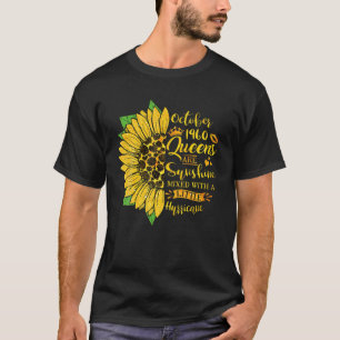 Oktober Queens Sunshine Hurricane 60. B-Tag Sunfl T-Shirt