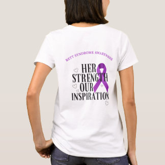Oktober Rett-Syndrom-Bewusstsein (Ihre Stärke) T-Shirt
