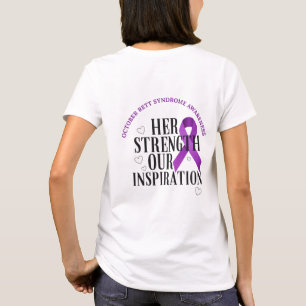 Oktober Rett-Syndrom-Bewusstsein (Ihre Stärke) T-Shirt