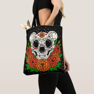 Oktober-Ringelblumen und Bärenschädel