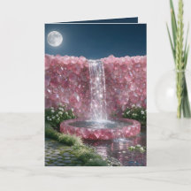 Oktober Rosa Turmalin Wasserfall