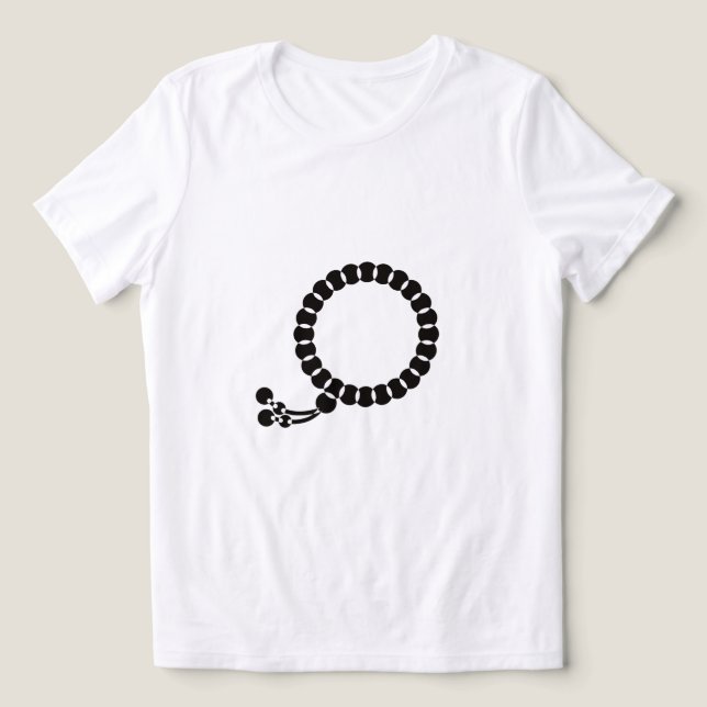 Oktober Rosary Month Tri-Blend Shirt (Design Vorderseite)