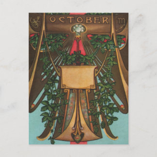Oktober - Skorpio Postkarte
