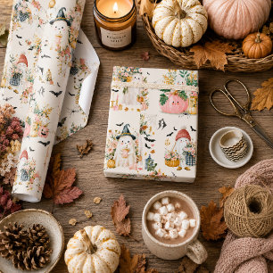 Oktober Social Club Gespenst Halloween Geschenkpapier