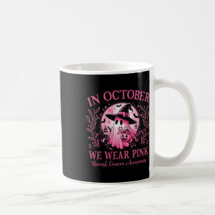 Oktober tragen wir einen Pink Breast Cancer Awaren Kaffeetasse