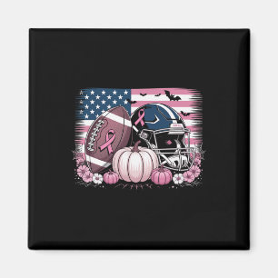 Oktober tragen wir Pink Footll Breast Cancer Aware Magnet