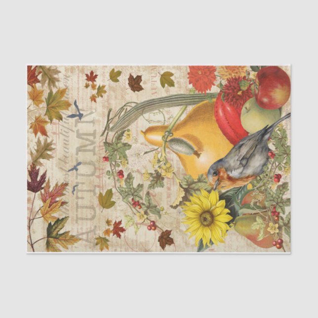 Oktober Vibes Seidenpapier (Vorderseite)