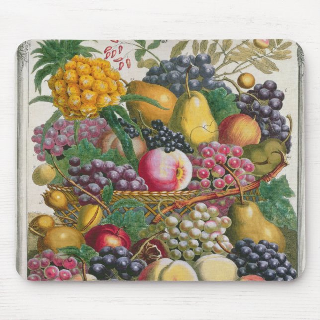 Oktober, von 'zwölf Monaten Früchten Mousepad (Vorne)