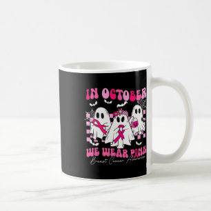 Oktober Wir tragen einen rosa Brustkrebs-Bewusstse Kaffeetasse