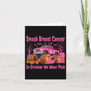 Oktober Wir Tragen Nk Monster Truck Halloween Brus Karte