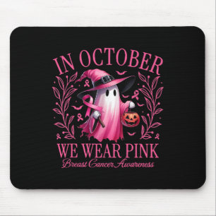 Oktober Wir Tragen Rosa Brustkrebs-Bewusstsein Hal Mousepad