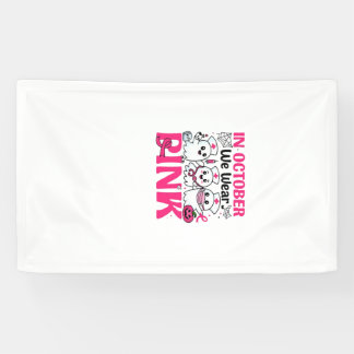 Oktober Wir Tragen Rosa Krankenpfleger Brustkrebsb Banner