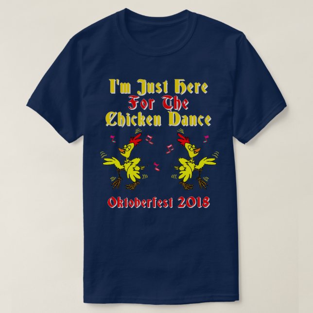 Oktoberfest 2022 Deutscher Hühnertanz Bier Beer T-Shirt (Design vorne)