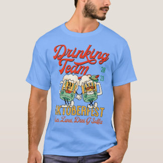 Oktoberfest 2023 Funny German Drinking Team Beer L T-Shirt