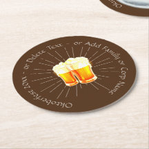 Oktoberfest 20xx Bierbrille Brown Sunburst