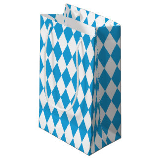 Oktoberfest bayerische Blau-und weißegroße Kleine Geschenktüte
