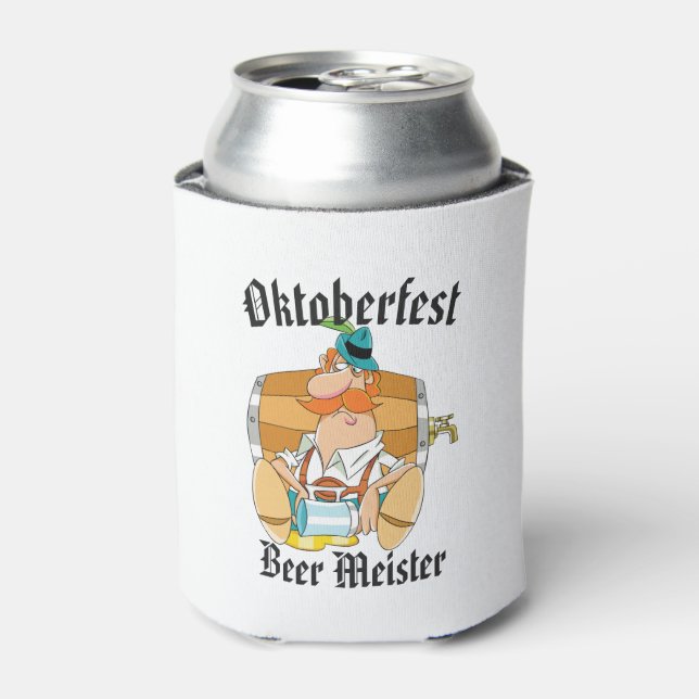 Oktoberfest Beer Meister Dosenkühler (Kanne Vorderseite)