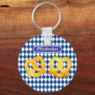 OKTOBERFEST Bier Fest traditionelle deutsche Breze Schlüsselanhänger