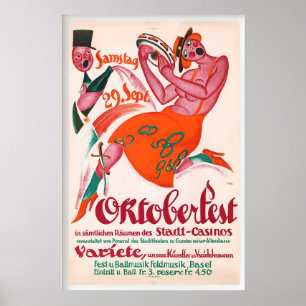 Oktoberfest Bier Festival Volksfest München Bayern Poster