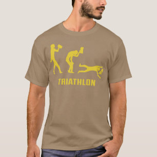 Oktoberfest Bier Triathlon Drinken T-Shirt