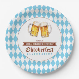 Oktoberfest-Biere Geburtstagsparty Pappteller