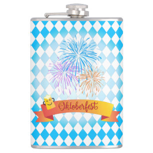 OKTOBERFEST Bierfest-Dekoration Flachmann