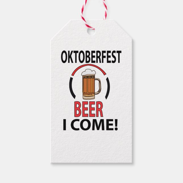 Oktoberfest Bierfest Party Oktoberfest Geschenkanhänger (Vorderseite)