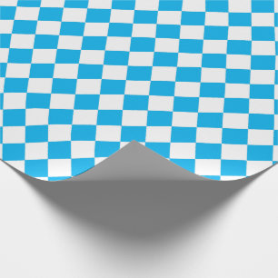 OKTOBERFEST Bierfestival Bayerische Flagge blau Geschenkpapier