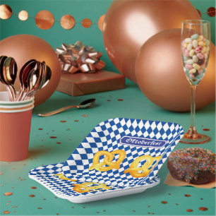 OKTOBERFEST Bierfestival Dekoration Bayerische Fla Pappteller