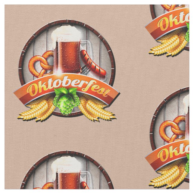 Oktoberfest Bierfestival Stoff (Nahaufnahme)