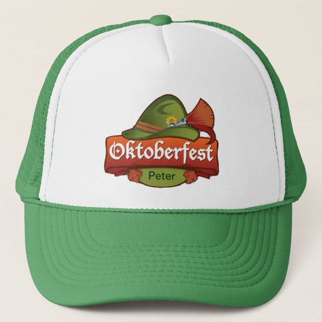 Oktoberfest Custom Hat Truckerkappe (Vorderseite)