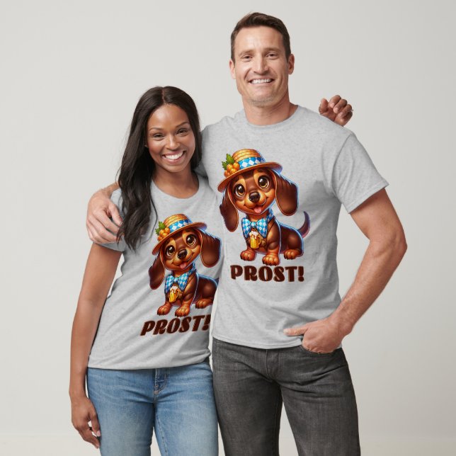 Oktoberfest Dachshund Prost! T-Shirt (Unisex)