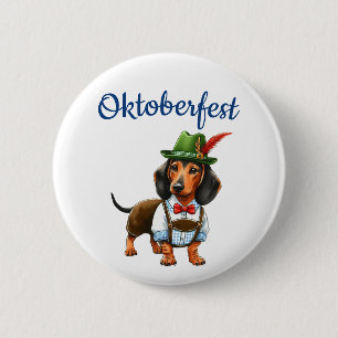 Oktoberfest Deutscher Wiener   Button
